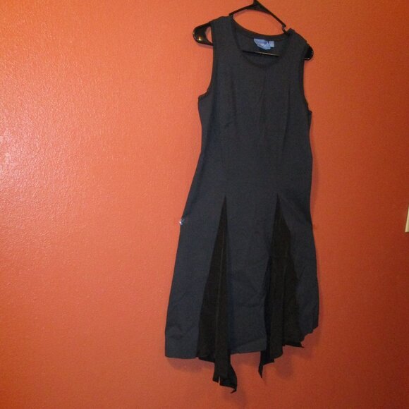 Simply Vera Vera Wang NEW Woman Small Black Travel Vacation Sleeveless Dress - Picture 2 of 11